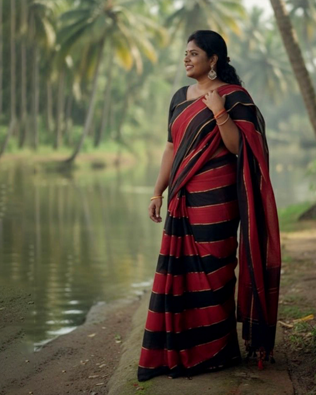 Jari Border Mul Cotton Saree