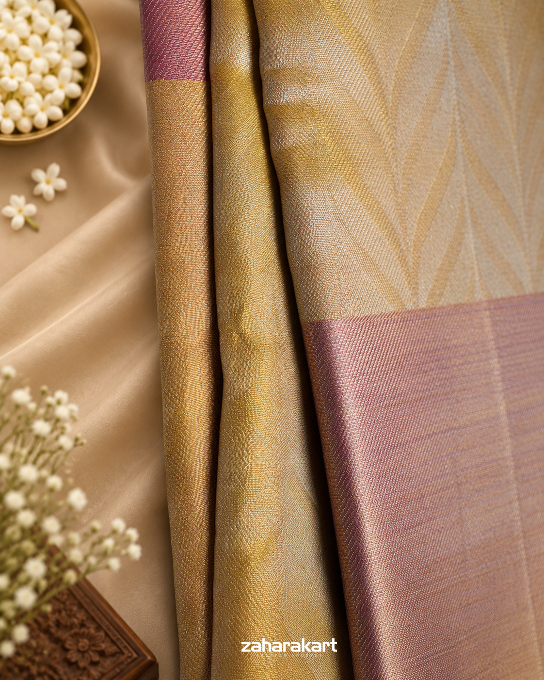 Jyothika Saree - Golden